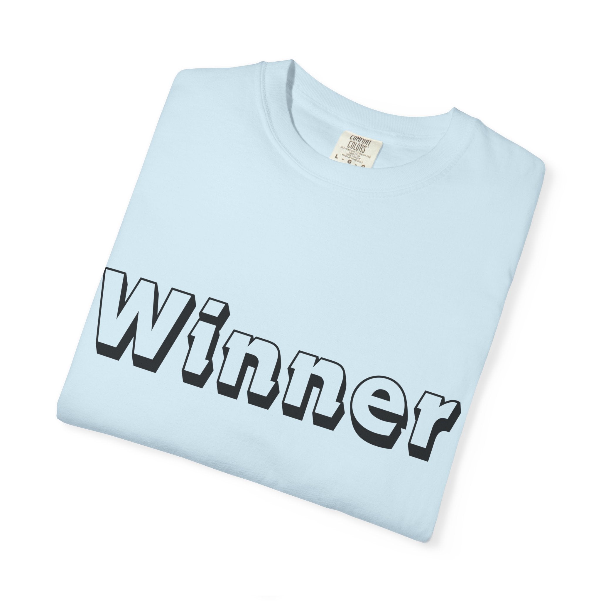 Garment-Dyed T-Shirt for Winners - Perfect Gift for Achievers, Sports Events, or Casual Style - Celebrate Success!