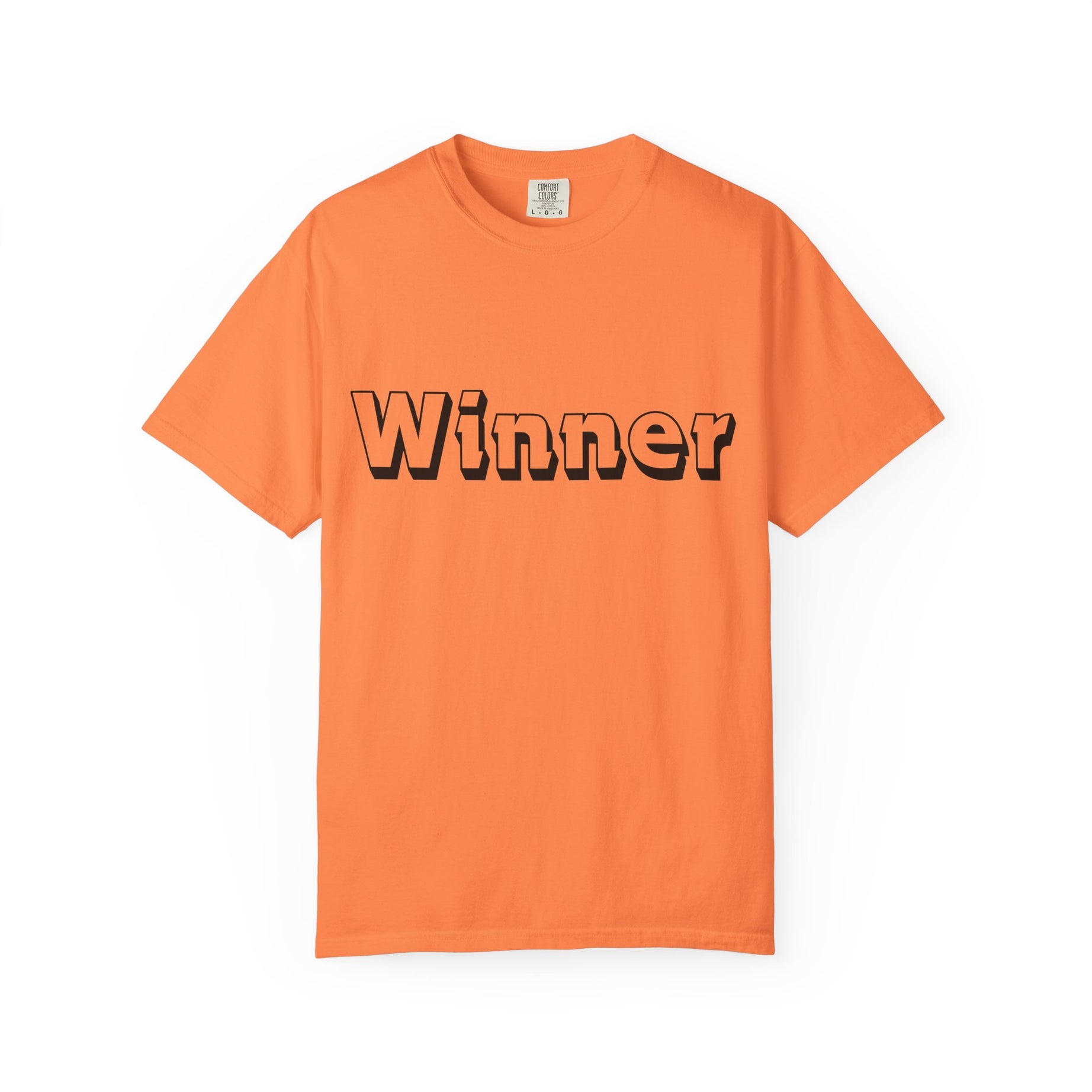 Garment-Dyed T-Shirt for Winners - Perfect Gift for Achievers, Sports Events, or Casual Style - Celebrate Success!