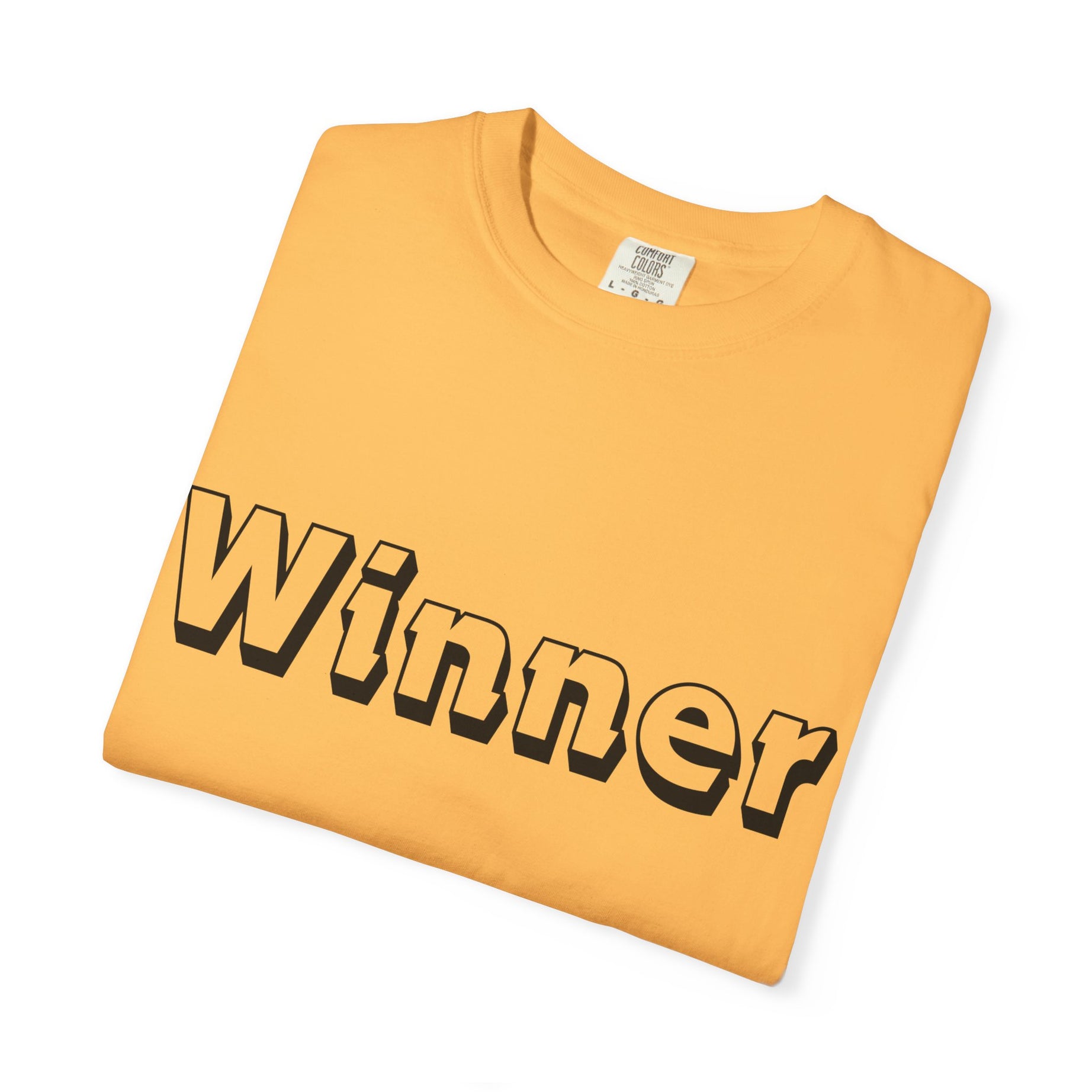 Garment-Dyed T-Shirt for Winners - Perfect Gift for Achievers, Sports Events, or Casual Style - Celebrate Success!