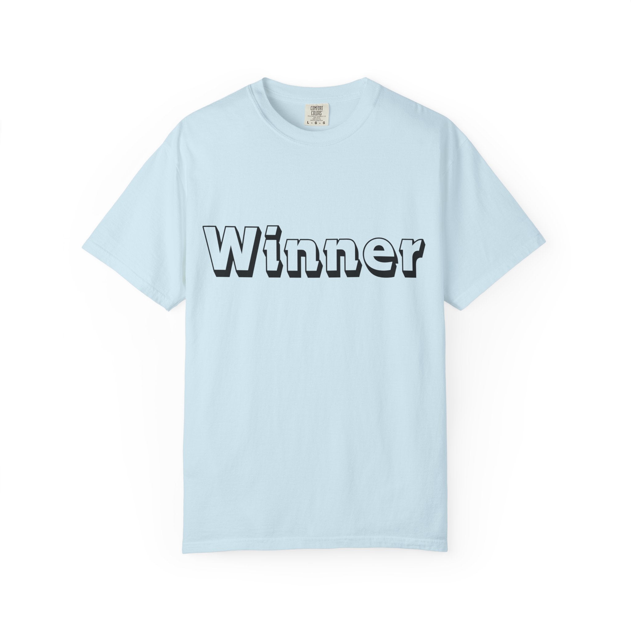 Garment-Dyed T-Shirt for Winners - Perfect Gift for Achievers, Sports Events, or Casual Style - Celebrate Success!