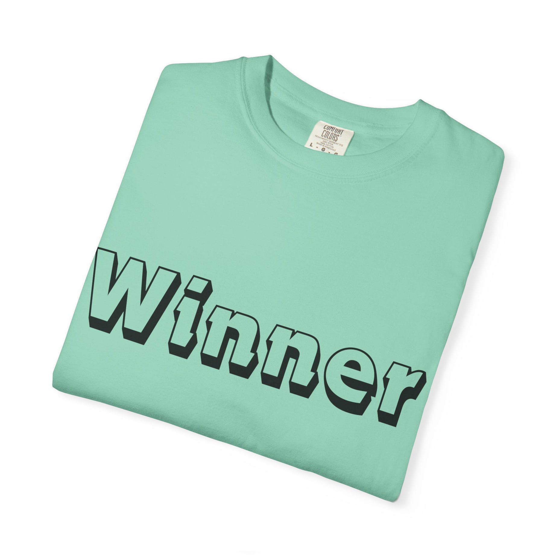 Garment-Dyed T-Shirt for Winners - Perfect Gift for Achievers, Sports Events, or Casual Style - Celebrate Success!