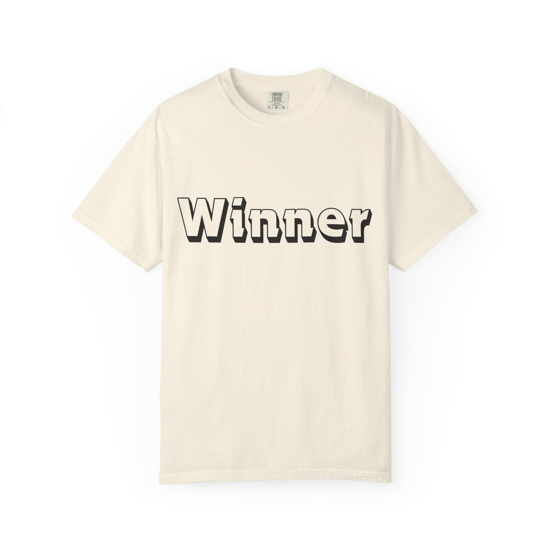 Garment-Dyed T-Shirt for Winners - Perfect Gift for Achievers, Sports Events, or Casual Style - Celebrate Success!