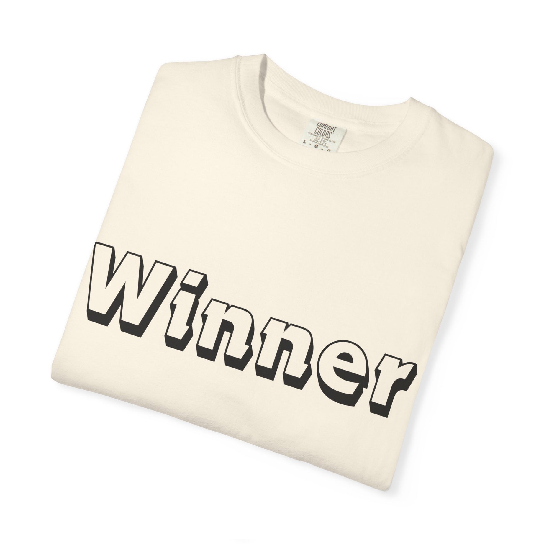 Garment-Dyed T-Shirt for Winners - Perfect Gift for Achievers, Sports Events, or Casual Style - Celebrate Success!