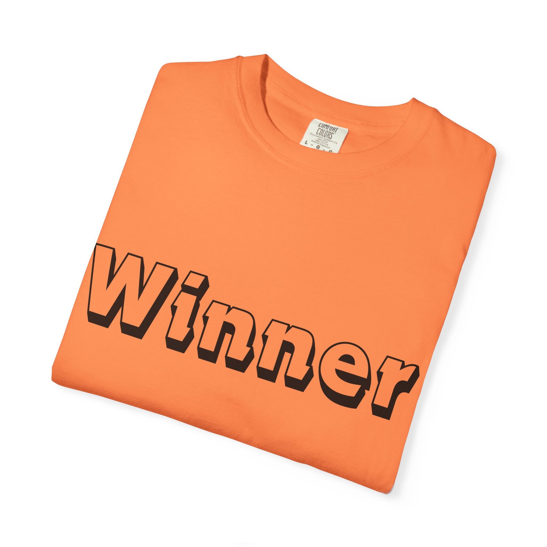 Garment-Dyed T-Shirt for Winners - Perfect Gift for Achievers, Sports Events, or Casual Style - Celebrate Success!