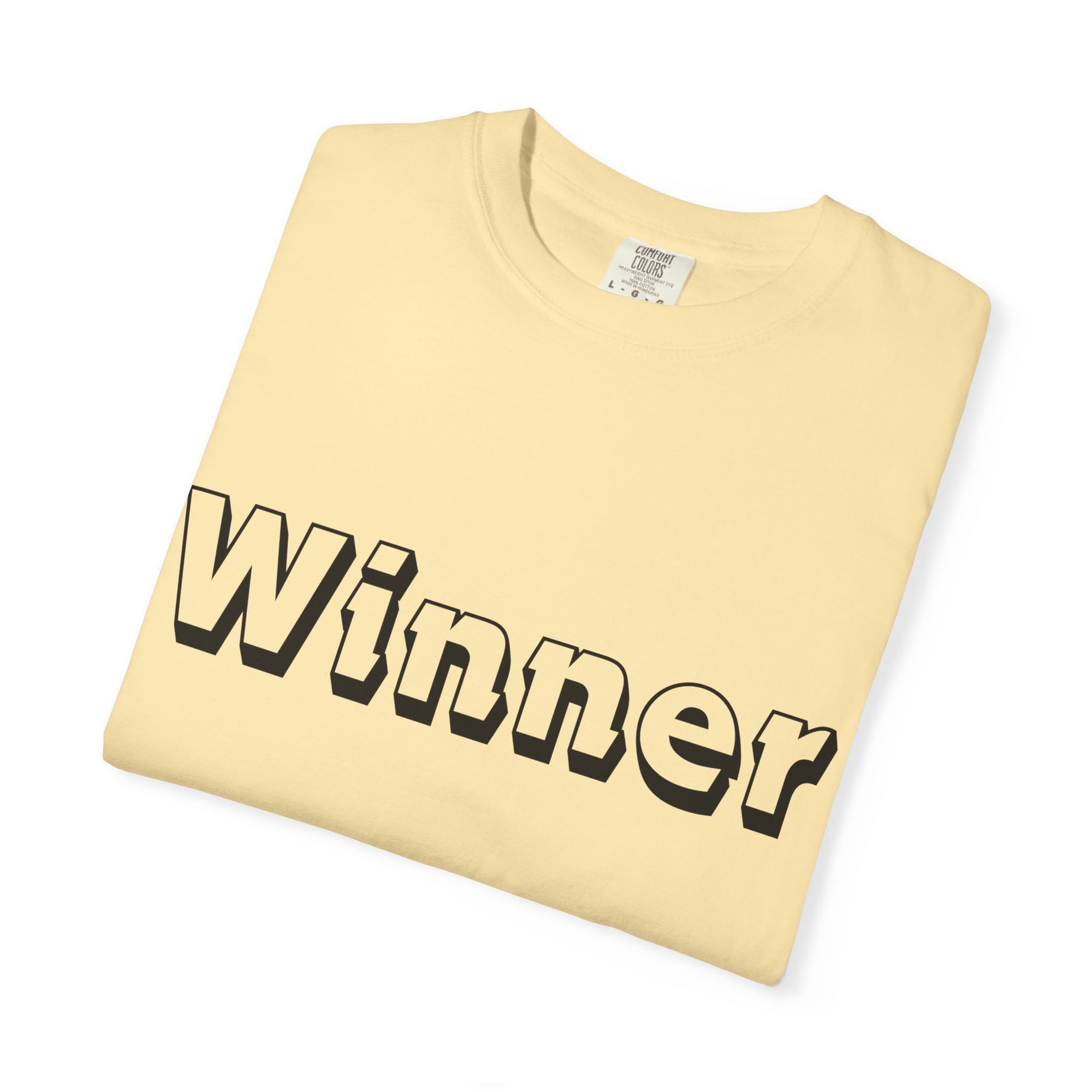 Garment-Dyed T-Shirt for Winners - Perfect Gift for Achievers, Sports Events, or Casual Style - Celebrate Success!