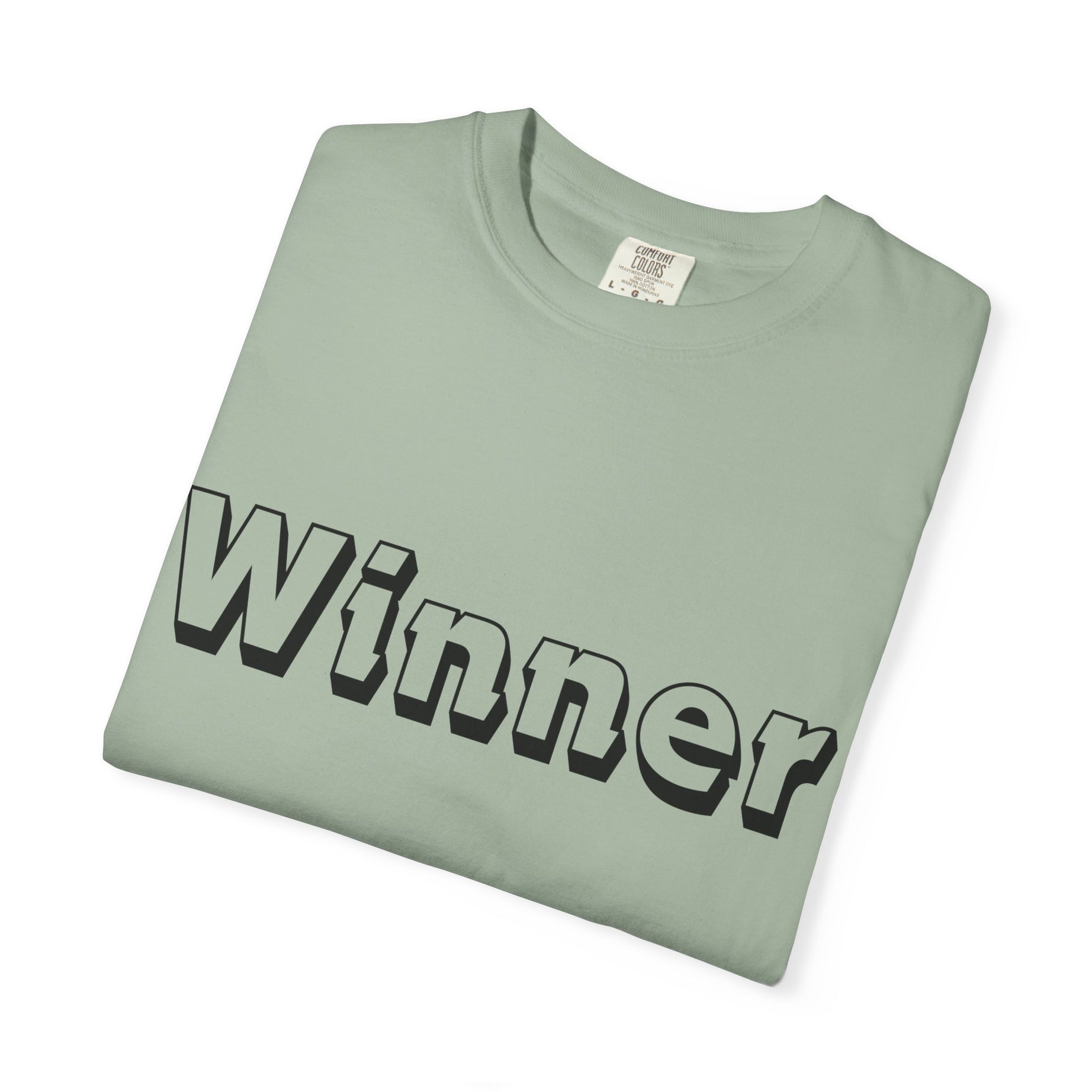 Garment-Dyed T-Shirt for Winners - Perfect Gift for Achievers, Sports Events, or Casual Style - Celebrate Success!