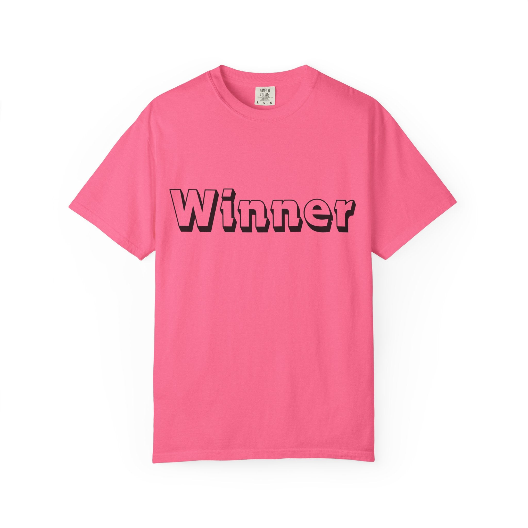 Garment-Dyed T-Shirt for Winners - Perfect Gift for Achievers, Sports Events, or Casual Style - Celebrate Success!