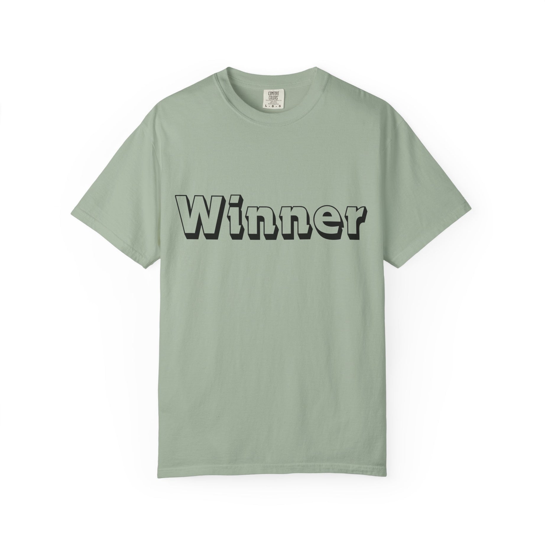 Garment-Dyed T-Shirt for Winners - Perfect Gift for Achievers, Sports Events, or Casual Style - Celebrate Success!
